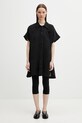 Y-3 W SS OVERSHIRT koszula z dodatkiem lnu damska KG0256 czarny