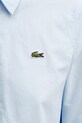 Lacoste koszula oxford bawełniana damska niebieski CF1195