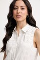 Patrizia Pepe cămașă pentru femei, cu vâscoză alb 2C1709.A766