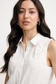 Patrizia Pepe cămașă pentru femei, cu vâscoză alb 2C1709.A766