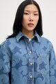 Marimekko košeľa dámska rifľová modrá 095176