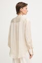 Одяг Max&Co. блузка жіноча з додаванням шовку MCOVALLO 2616111034200 бежевий
