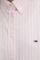 Tommy Jeans Πουκάμισο γυναικείο βαμβακερό DW0DW22211 ροζ