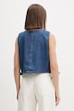 Odzież Tommy Jeans bluzka na ramiączkach damska jeansowa DW0DW22609 niebieski