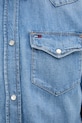 Tommy Jeans koszula damska jeansowa DW0DW22737 niebieski