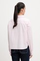 Odzież Tommy Jeans koszula damska bawełniana DW0DW22766 różowy