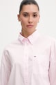Tommy Jeans koszula damska bawełniana różowy DW0DW22766