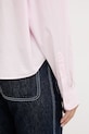 Tommy Jeans koszula damska bawełniana DW0DW22766 różowy
