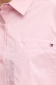 Tommy Hilfiger srajca ženska bombažna WW0WW48899 roza