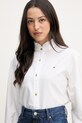 Tommy Hilfiger košulja za žene od pamuka bijela WW0WW48914