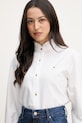 Tommy Hilfiger košulja za žene od pamuka bijela WW0WW48914
