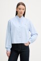 Tommy Hilfiger koszula damska bawełniana niebieski WW0WW48914