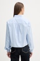 Odjeća Tommy Hilfiger košulja ženska pamučna WW0WW48914 plava
