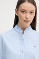 Tommy Hilfiger koszula damska bawełniana niebieski WW0WW48914