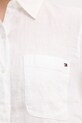 Tommy Hilfiger koszula damska lniana WW0WW48925 beżowy