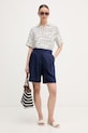 Tommy Hilfiger риза дамска от лен WW0WW48925 бежов SS26
