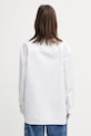 Odzież Maison Kitsuné Boyfriend Shirt koszula bawełniana damska QW00403WC5090 biały