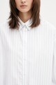 Maison Kitsuné Boyfriend Shirt koszula bawełniana damska biały QW00403WC5090