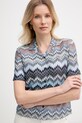 Missoni dámska košeľa z viskózy modrá DS26SJ03.BR014T
