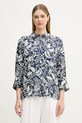 Joop! bluzka kopertowa damska z wiskozy granatowy 30101841