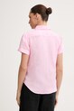 Îmbrăcăminte Polo Ralph Lauren cămașă pentru femei, din in PD LINEN-WVN-SHIRT 211973366501 roz