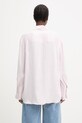 Odzież Anine Bing BRIDGET SHIRT - POWDER PINK koszula damska z wiskozy A.07.11947.PKI26 różowy