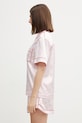 Off-White koszula piżamowa z wiskozą damska 2GG00BS26FAB001 różowy SS26