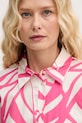 Lola Casademunt koszula damska bawełniana różowy LS2615098