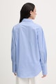 Odzież Karl Lagerfeld koszula damska bawełniana B2W11018 niebieski