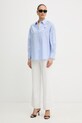 Karl Lagerfeld koszula damska bawełniana IKON B2W11034 niebieski SS26