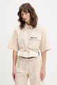 Karl Lagerfeld Jeans Μπλούζα πουκάμισο γυναικεία μπεζ B2W11021