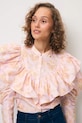 Odzież Bizuu koszula bawełniana ANTUANA ANTUANA.ROZOWY beżowy