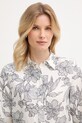 Gant koszula damska z lnem biały 4300637