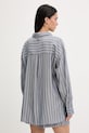 Oblečenie Rip Curl košeľa dámska z viskózy BEACH DAYS PINSTRIPE 072WSH modrá