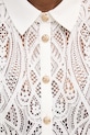 Morgan bluzka koszulowa damska z bawełną DLILA biały