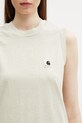 Carhartt WIP W' Nelson A-Shirt top in cotone da donna beige I034514.3IOGD
