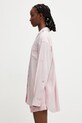 Sportmax Spxcocco košeľa z viskózy dámska 2612191022600 ružová SS26