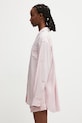Sportmax Spxcocco košeľa z viskózy dámska 2612191022600 ružová SS26