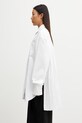 Sportmax Spxnespola koszula z bawełną damska 2612191031600 biały SS26