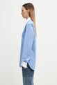 Wales Bonner Portrait koszula damska bawełniana US26SH07.CO02.400 niebieski SS26