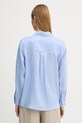Oblečení Sisley košile dámská lněná 51G1LQ0AU modrá