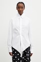 Jean Paul GAULTIER camicia in cotone da donna bianco 26.02.W.ST059.C070.01