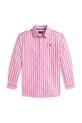 Polo Ralph Lauren koszula bawełniana dziecięca wzorzyste różowy 313A95902001