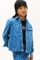 Tommy Hilfiger koszula jeansowa dziecięca wzorzyste niebieski KG0KG09265.128.176.PPY2