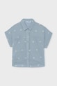 Mayoral koszula dziecięca 6159.8F.Junior.PPY2 niebieski SS26