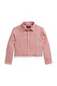 Polo Ralph Lauren koszula z dodatkiem lnu dziecięca casual różowy 312A11961001