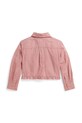 Polo Ralph Lauren koszula z dodatkiem lnu dziecięca 312A11961001 różowy SS26