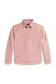 Polo Ralph Lauren koszula z dodatkiem lnu dziecięca casual różowy 313A11983001
