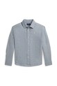 Polo Ralph Lauren сорочка дитяча з льоном блакитний 313A11983002