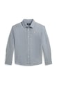 Polo Ralph Lauren сорочка дитяча з льоном блакитний 313A11983002